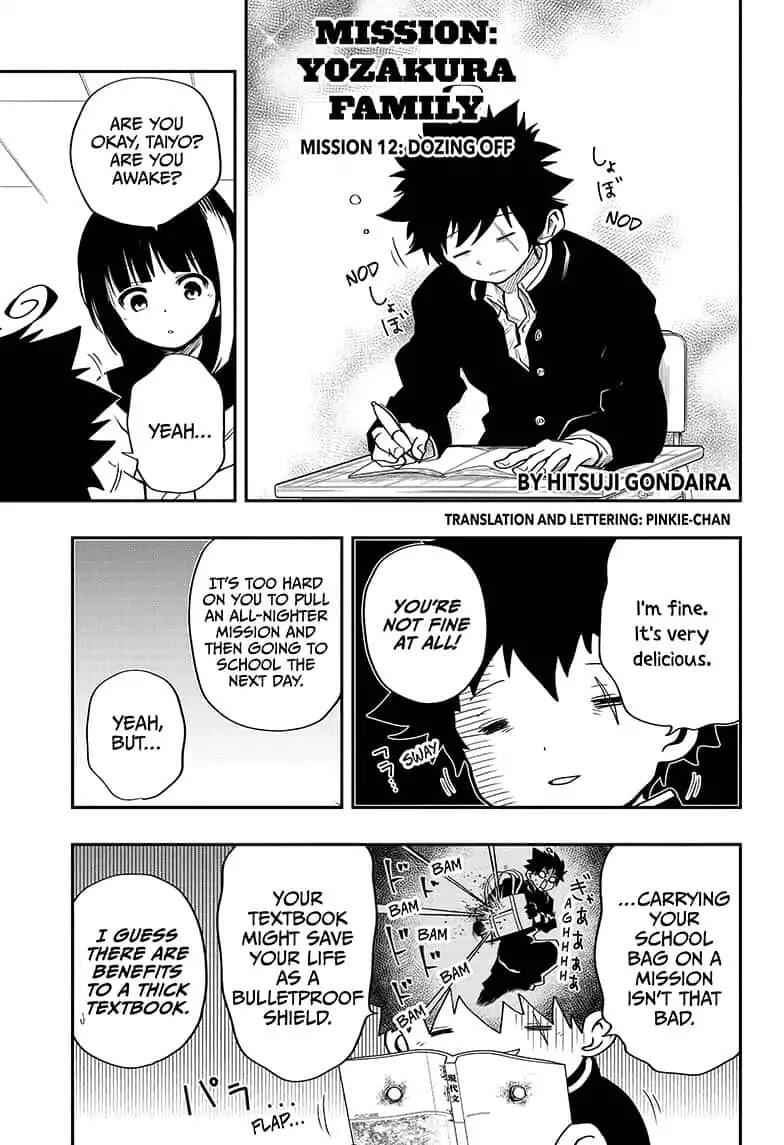 Mission: Yozakura Family Chapter 12 1